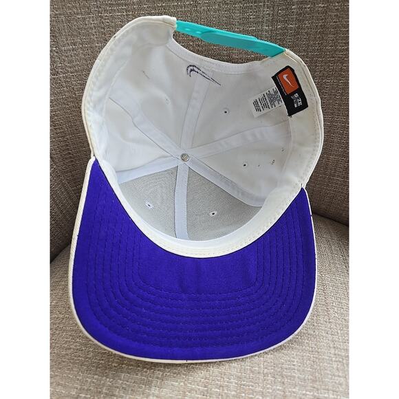 Air Jordan Flight Hat Men White Speckled Print Nike Snap Back Cap - Picture 4 of 6